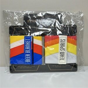 Beer Blanket Insulator Puffyvest By Brass Monkey Retro Set Of 2 NEW